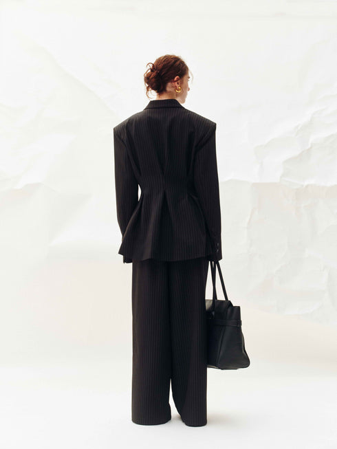 Echelon Pinstripe Blazer